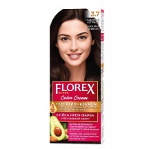 Plaukų dažai FLOREX  3.7  Dvigubas Espresso