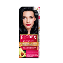 Plaukų dažai "FLOREX" 1.6 (mėlynai juodas)