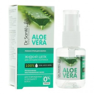 Dr. Sante " Aloe Vera " skystas šilkas besišakojančių plaukų galiukų priežiūrai 30 ml
